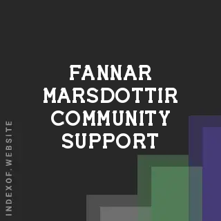 Fannar Marsdottir Community Support | Indexof