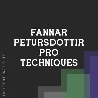 Fannar Petursdottir Pro Techniques | Indexof