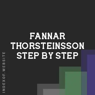 Fannar Thorsteinsson Step-by-Step | Indexof