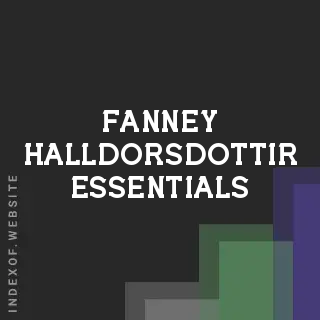 Fanney Halldorsdottir Essentials | Indexof