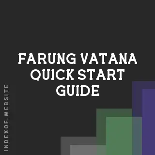 Farung Vatana Quick Start Guide | Indexof