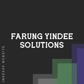 Farung Yindee Solutions | Indexof