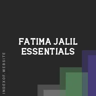 Fatima Jalil Essentials | Indexof