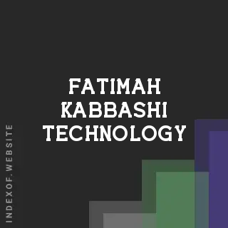 Fatimah Kabbashi Technology | Indexof