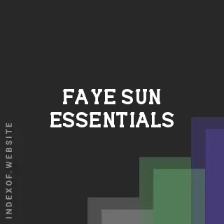 Faye Sun Essentials | Indexof