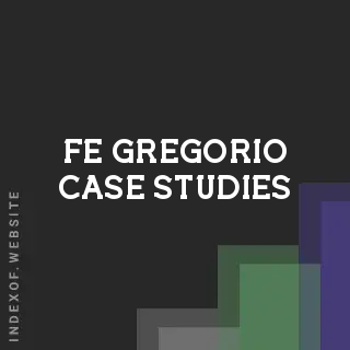 Fe Gregorio Case Studies | Indexof