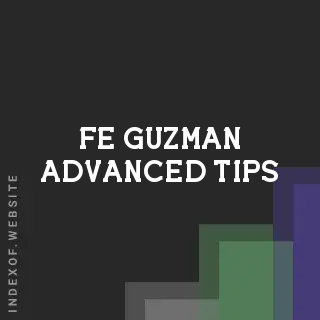 Fe Guzman Advanced Tips | Indexof