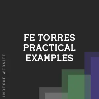 Fe Torres Practical Examples | Indexof