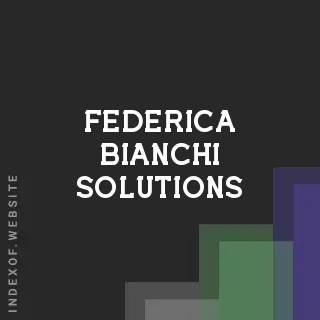 Federica Bianchi Solutions | Indexof