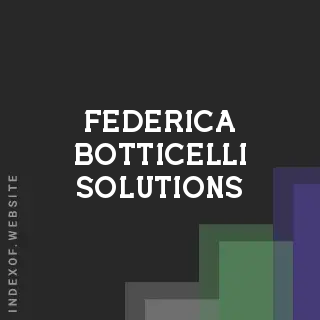 Federica Botticelli Solutions | Indexof