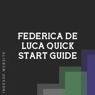 Federica De Luca Quick Start Guide | Indexof
