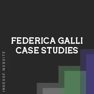 Federica Galli Case Studies | Indexof