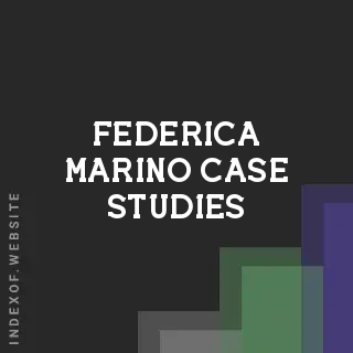 Federica Marino Case Studies | Indexof
