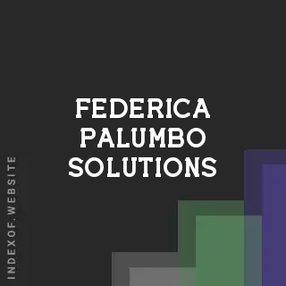 Federica Palumbo Solutions | Indexof