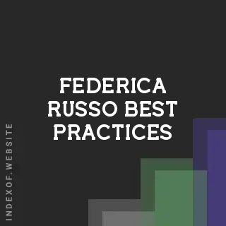 Federica Russo Best Practices | Indexof