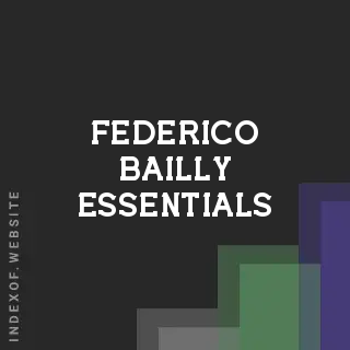 Federico Bailly Essentials | Indexof