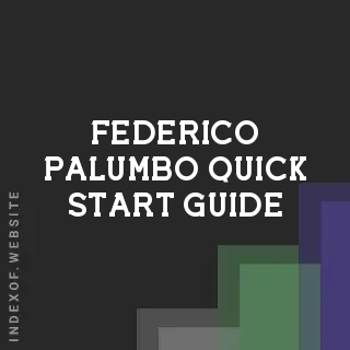 Federico Palumbo Quick Start Guide | Indexof