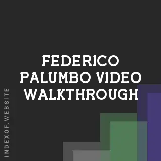 Federico Palumbo Video Walkthrough | Indexof