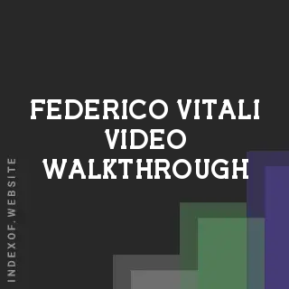Federico Vitali Video Walkthrough | Indexof