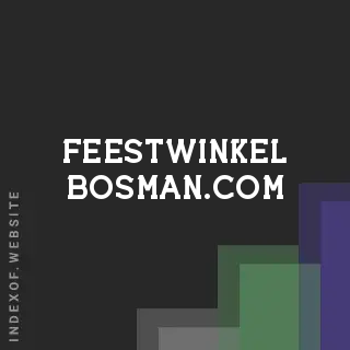 feestwinkel-bosman.com by Kuzma Musiienko site -  Indexof