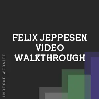 Felix Jeppesen Video Walkthrough | Indexof