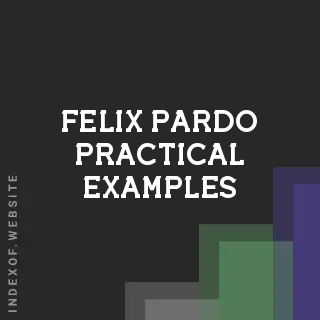 Felix Pardo Practical Examples | Indexof