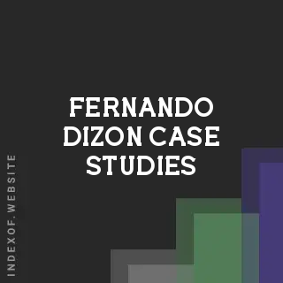 Fernando Dizon Case Studies | Indexof