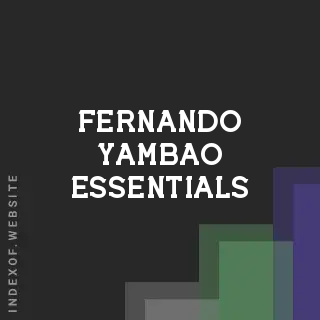 Fernando Yambao Essentials | Indexof
