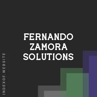 Fernando Zamora Solutions | Indexof