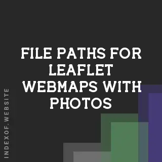 Fixing File Paths for Leaflet Webmaps with Photos | GIS Web Guide