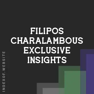 Filipos Charalambous Exclusive Insights | Indexof