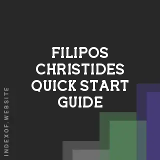 Filipos Christides Quick Start Guide | Indexof