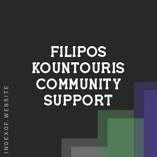 Filipos Kountouris Community Support | Indexof