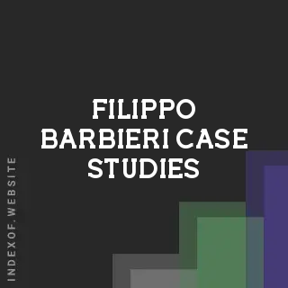 Filippo Barbieri Case Studies | Indexof