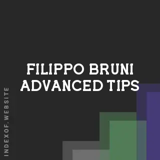 Filippo Bruni Advanced Tips | Indexof