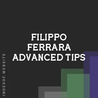 Filippo Ferrara Advanced Tips | Indexof