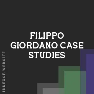 Filippo Giordano Case Studies | Indexof