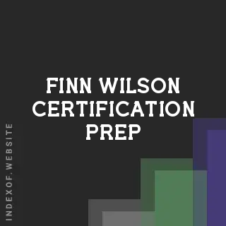 Finn Wilson Certification Prep | Indexof