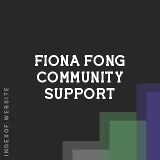 Fiona Fong Community Support | Indexof