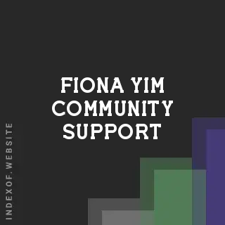 Fiona Yim Community Support | Indexof