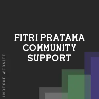 Fitri Pratama Community Support | Indexof