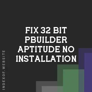 Fix: 32-bit pbuilder 'aptitude' No Installation Candidate on Ubuntu