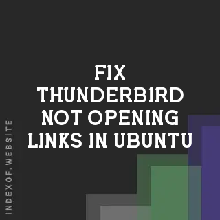 Fix Thunderbird Not Opening Links in Ubuntu: A Complete Guide