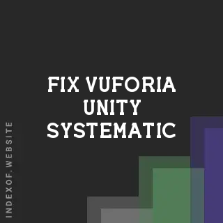 Fix Vuforia Unity Systematic Tilt/Pitch Error on Image Targets