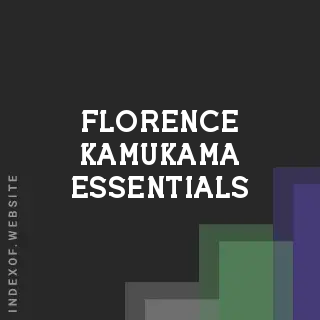 Florence Kamukama Essentials | Indexof
