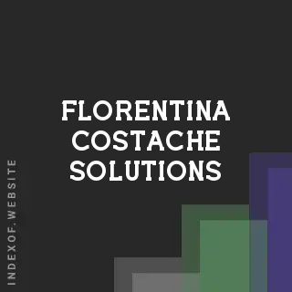Florentina Costache Solutions | Indexof