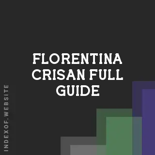 Florentina Crisan Full Guide | Indexof