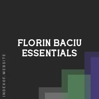 Florin Baciu Essentials | Indexof