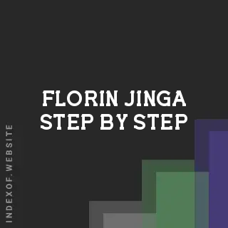 Florin Jinga Step-by-Step | Indexof