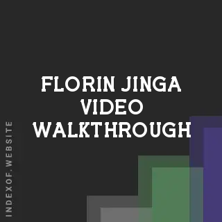 Florin Jinga Video Walkthrough | Indexof